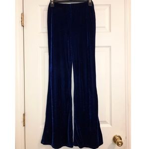 Flare Velvet High Wasted Pants